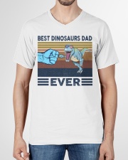 Dinosaurs VINGATE STYLE TSHIRT V-Neck T-Shirt garment-vneck-tshirt-front-01