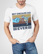 Dinosaurs VINGATE STYLE TSHIRT V-Neck T-Shirt garment-vneck-tshirt-front-lifestyle-01