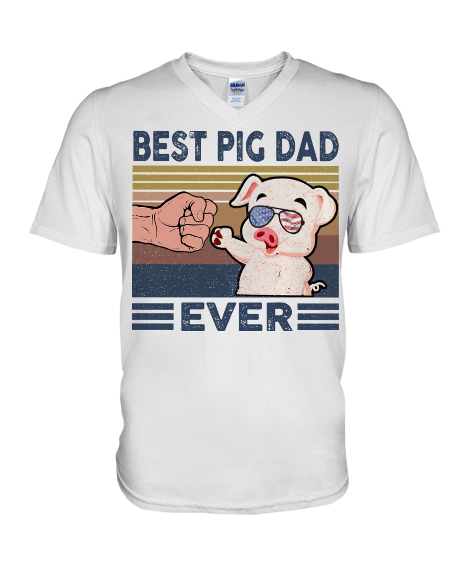 PIG VINGATE STYLE TSHIRT V-Neck T-Shirt