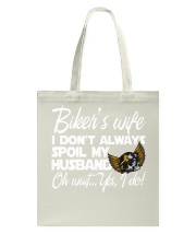 biker wife Tote Bag thumbnail