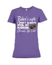 biker wife Premium Fit Ladies Tee thumbnail