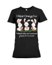 MS Orange Premium Fit Ladies Tee thumbnail