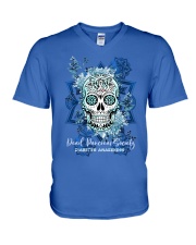 Dead Pancreas society V-Neck T-Shirt thumbnail