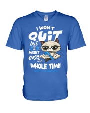 Diabetes Cuss V-Neck T-Shirt thumbnail
