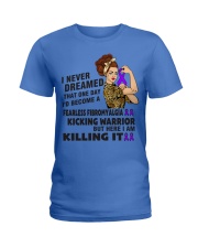 Fibromyalgia Never Dreamed Ladies T-Shirt thumbnail