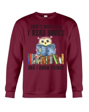 Read Books Know Things Crewneck Sweatshirt thumbnail
