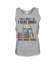 Read Books Know Things Unisex Tank thumbnail