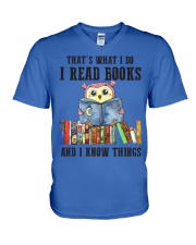 Read Books Know Things V-Neck T-Shirt thumbnail