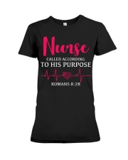 Nurse called according to his purpose Premium Fit Ladies Tee thumbnail