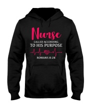 Nurse called according to his purpose Hooded Sweatshirt thumbnail