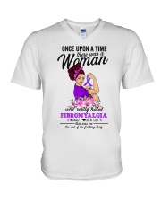 Fibromyalgia 3 V-Neck T-Shirt thumbnail
