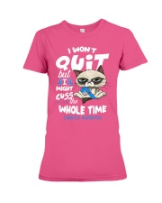 Diabetes Cuss 1 Premium Fit Ladies Tee thumbnail