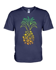 TEACHER PINEAPPLE V-Neck T-Shirt thumbnail