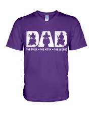 THE BIKER DAD V-Neck T-Shirt thumbnail