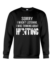 Hunting thinking Crewneck Sweatshirt thumbnail
