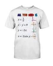 Math Teacher Classic T-Shirt front