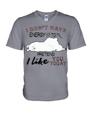 Llama V-Neck T-Shirt thumbnail