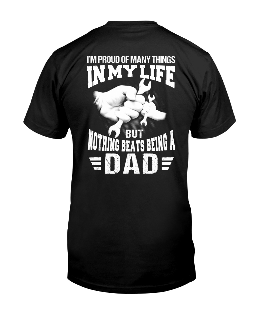 But Nothing Beats Being A Dad Premium Fit Mens Tee