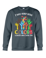 Autism that's why i love you Crewneck Sweatshirt thumbnail