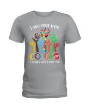 Autism that's why i love you Ladies T-Shirt thumbnail