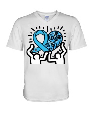 Diabetes 2 V-Neck T-Shirt thumbnail