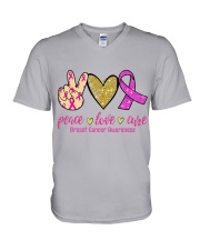 Breast Cancer V-Neck T-Shirt thumbnail