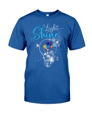 Shine Blue Classic T-Shirt front