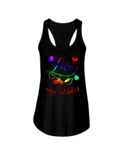 biker Love Ladies Flowy Tank thumbnail