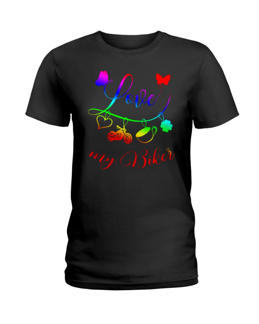 biker Love Ladies T-Shirt