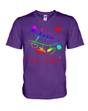 biker Love V-Neck T-Shirt thumbnail