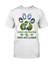 Dog Llama Classic T-Shirt front