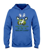 Dog Llama Hooded Sweatshirt thumbnail