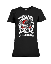CALL HIM DAD BIKER Premium Fit Ladies Tee thumbnail