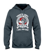 CALL HIM DAD BIKER Hooded Sweatshirt thumbnail
