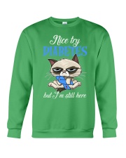 Diabetes Clover Crewneck Sweatshirt thumbnail