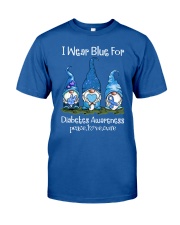 Diabetes Blue Classic T-Shirt front
