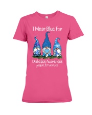 Diabetes Blue Premium Fit Ladies Tee thumbnail