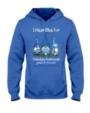 Diabetes Blue Hooded Sweatshirt thumbnail