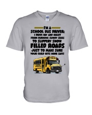 Bus Driver V-Neck T-Shirt thumbnail
