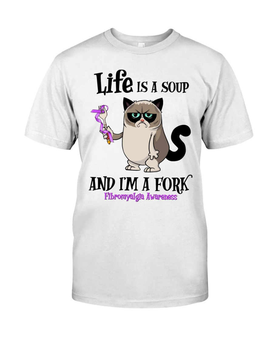 Fibromyalgia Fork Classic T-Shirt