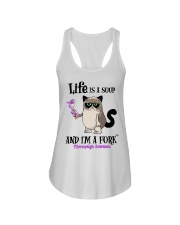 Fibromyalgia Fork Ladies Flowy Tank thumbnail