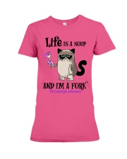 Fibromyalgia Fork Premium Fit Ladies Tee thumbnail