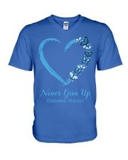 Diabetes V-Neck T-Shirt thumbnail