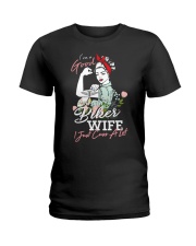 biker wife Ladies T-Shirt front