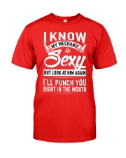 Mechanic wife Classic T-Shirt front