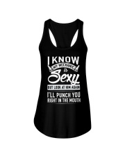 Mechanic wife Ladies Flowy Tank thumbnail