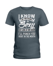 Mechanic wife Ladies T-Shirt thumbnail