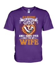 Mechanic V-Neck T-Shirt thumbnail