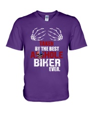 Taken by biker V-Neck T-Shirt thumbnail