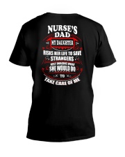 Nurse's Dad V-Neck T-Shirt thumbnail